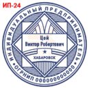 Макет для печати ИП 24